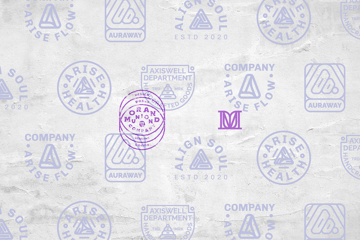 5 Minimalist Letter A Logo Vol 03, a Branding & Logo Template by Morand Union (Photo 2 of 6)