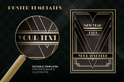 Complete Art Deco Graphics Bundle, a Texture Illustration by Wingsart Studio (Thumbnail 2 of 12)