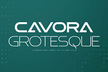 Cavora Grotesque - Font Family