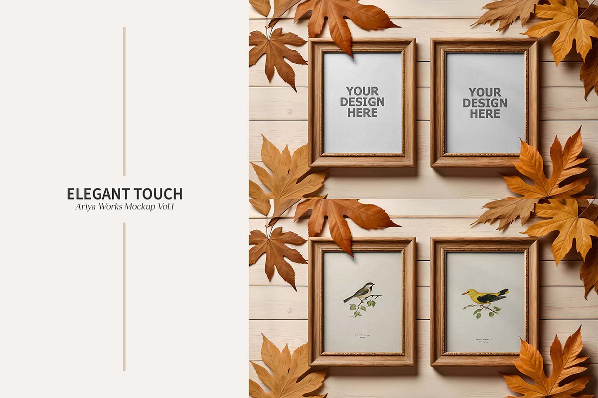 Maple Sauté | 5 Wooden Frame Mockup, a Household Mockup by Ariya Works (Photo 4 of 6)