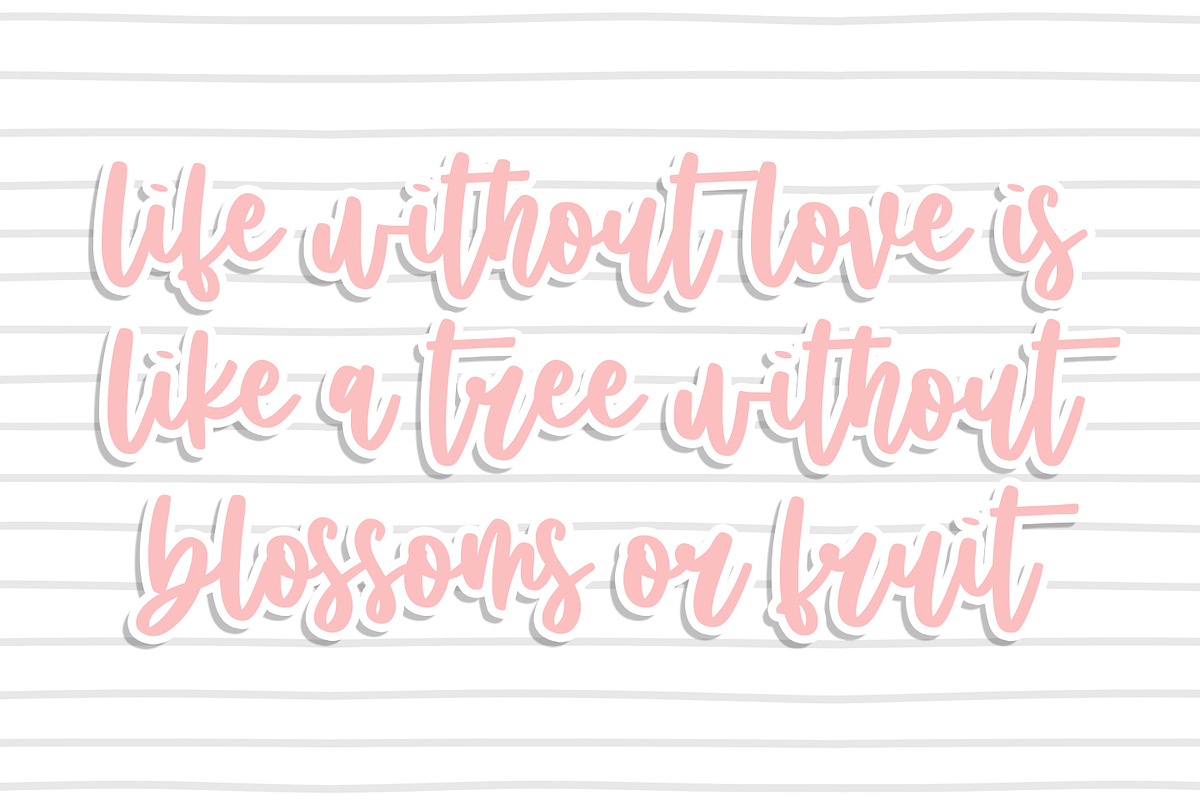 Milky Rainbow, a Script Font by Abo Daniel Studio (Photo 4 of 9)