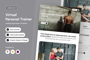 Latih Bareng – Trainer Landing, a Landing Page Template by productype1
