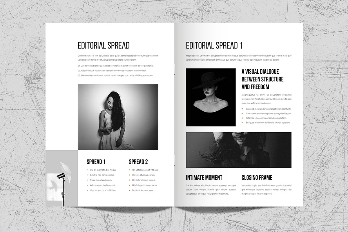 Fashion Magazine Template Design, a Magazine Template by White Graphic (Photo 6 of 11)