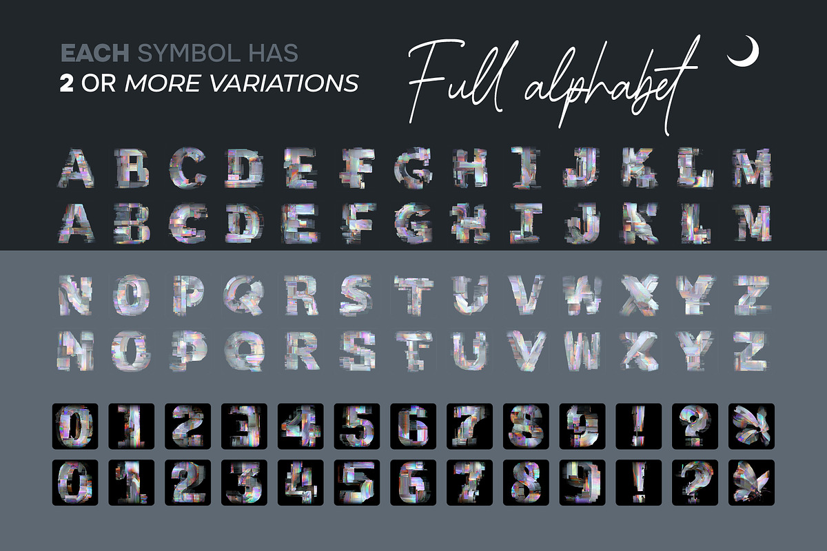 Digital Pearl Art Letters Overlays, a Symbol Font by PhotoSpirit