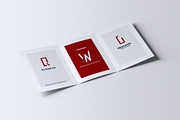 Tri-Fold A4 Brochure Mockup, a Print Template by AlkStudio (Thumbnail 1 of 9)