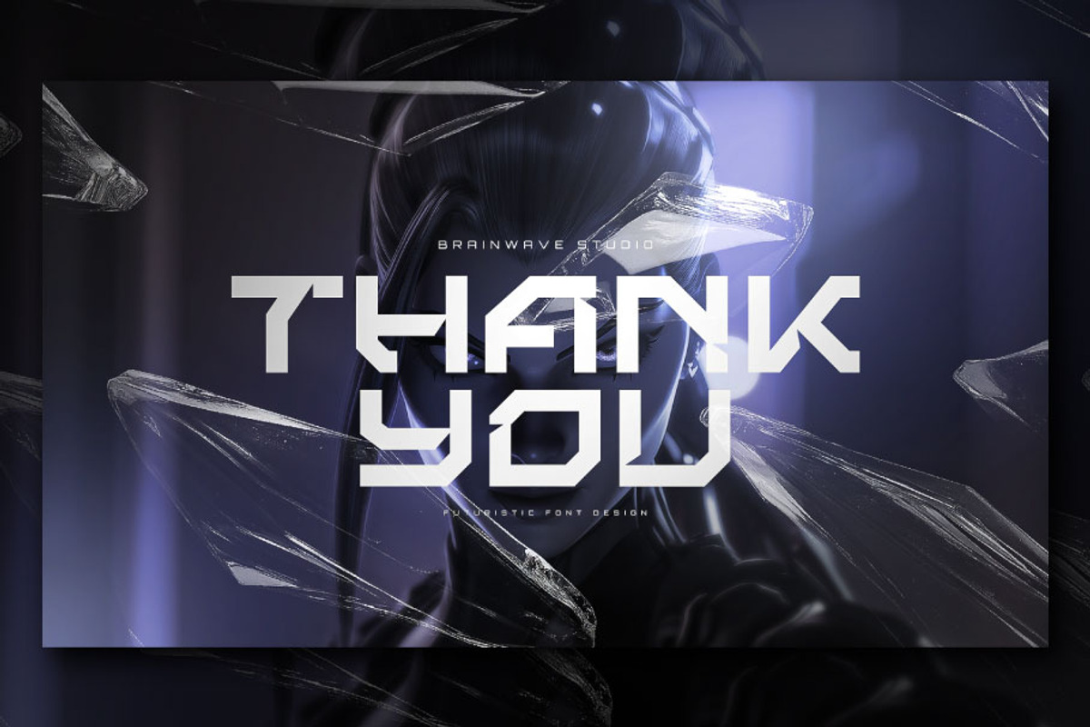 NEURA - Futuristic & Galaxy Font, a Font by Brainwave (Photo 9 of 9)