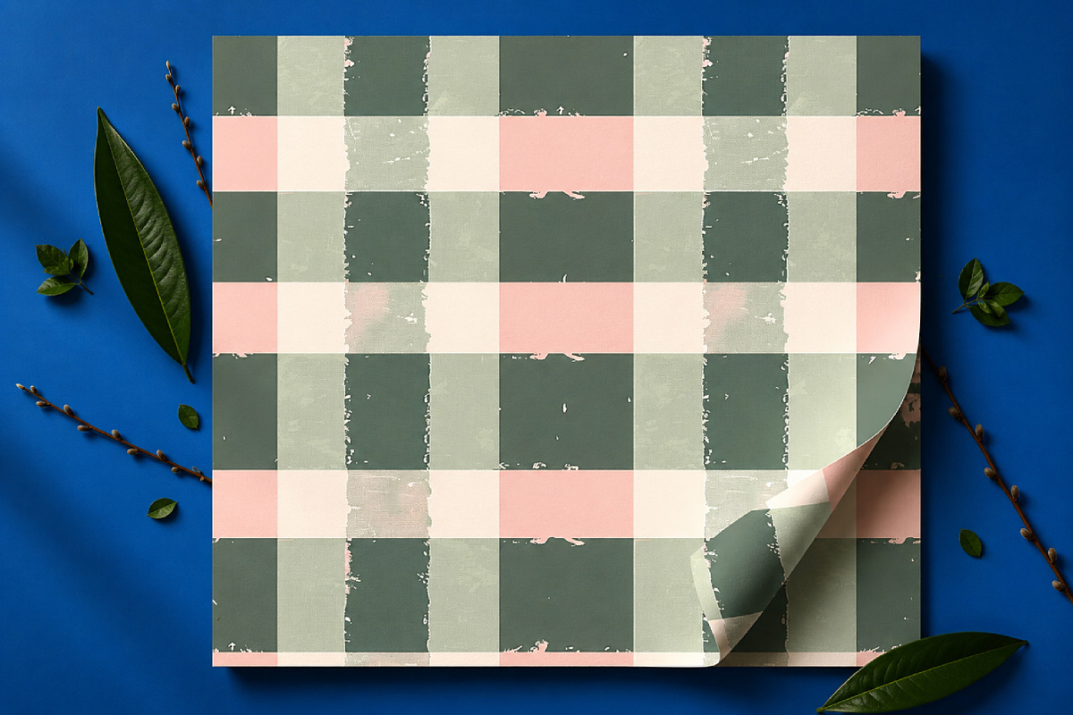 Pastel Plaid Seamless Pattern Bundle, a Pattern Graphic by Canvas Craft (Photo 8 of 9)