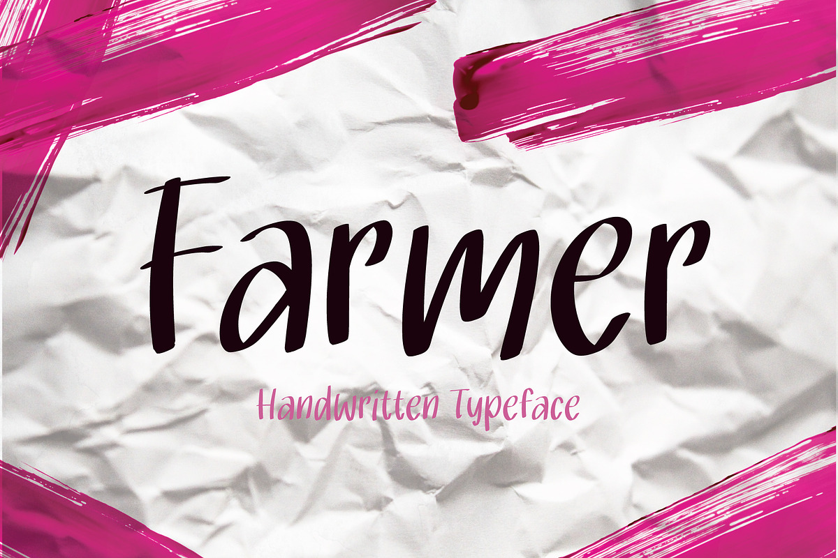 Farmer, a Sans Serif Font by Pustudio (Photo 1 of 6)