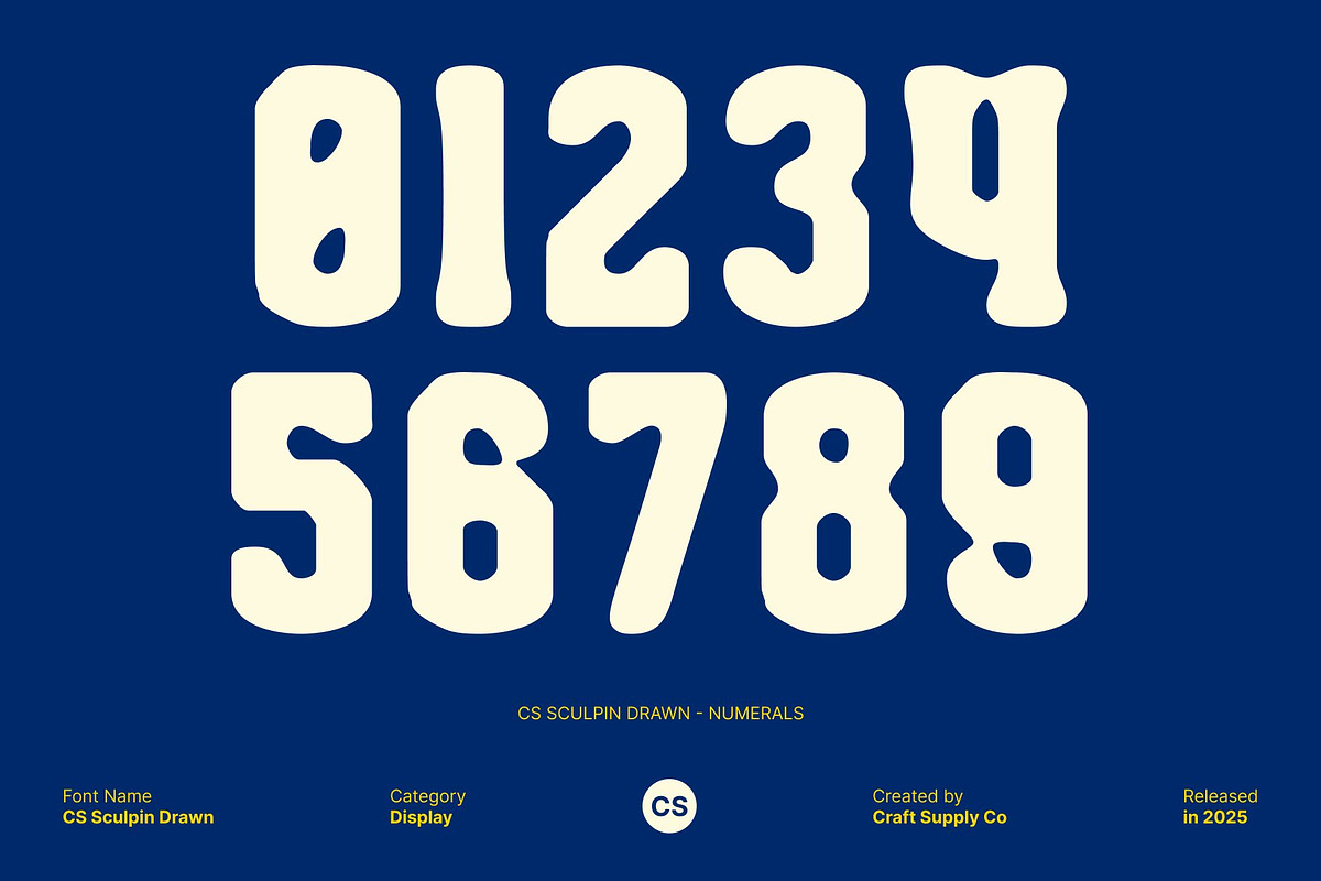 CS Sculpin Drawn, a Sans Serif Font by Craft Supply Co. (Photo 4 of 8)