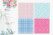 watercolor wedding clipart set, a Decorative Illustration by Patishop Art (Thumbnail 4 of 9)