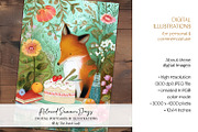 Relaxed Summer Days Postcards, an Animal Illustration by The Dutch Lady Designs (Thumbnail 4 of 7)