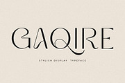 Gaqire Stylish Display Typeface, a Sans Serif Font by Storytype Studio (Thumbnail 1 of 14)