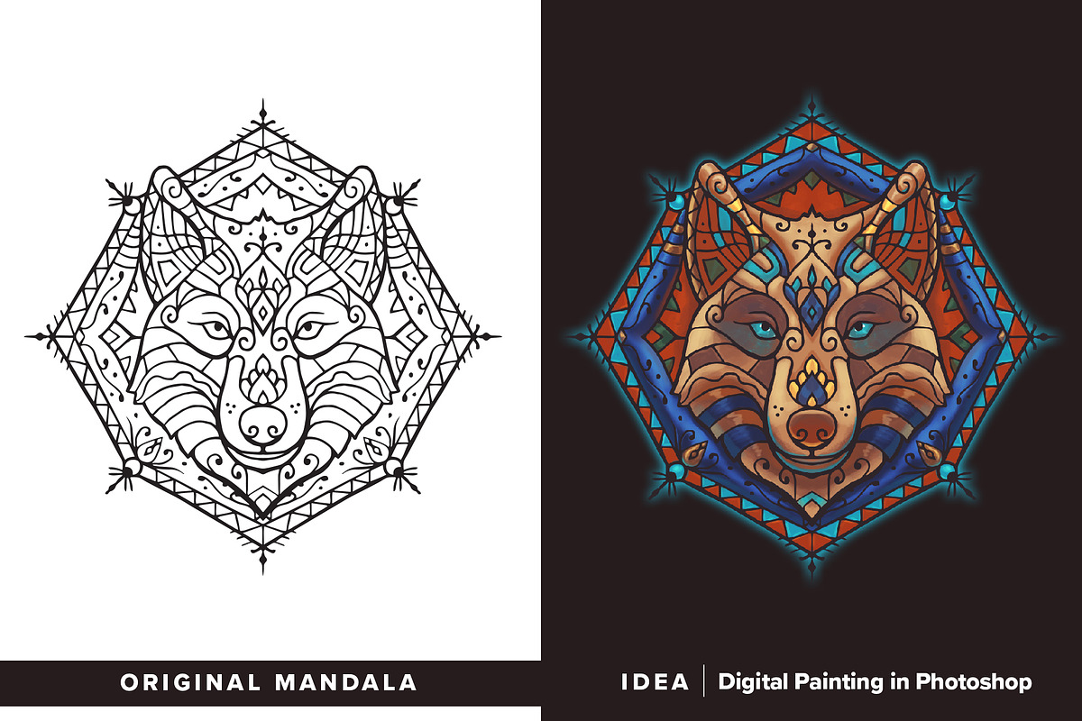300 Vector Mandala Ornaments, a Decorative Illustration by pixaroma (Photo 39 of 49)