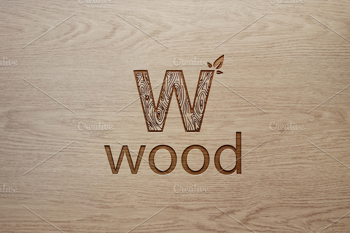 26 vector letters wood texture pack, a Branding & Logo Template by Piro Concept (Photo 6 of 6)