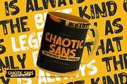 Chaotic Sans – Distressed Display, a Sans Serif Font by Almarkhatype (Thumbnail 2 of 8)