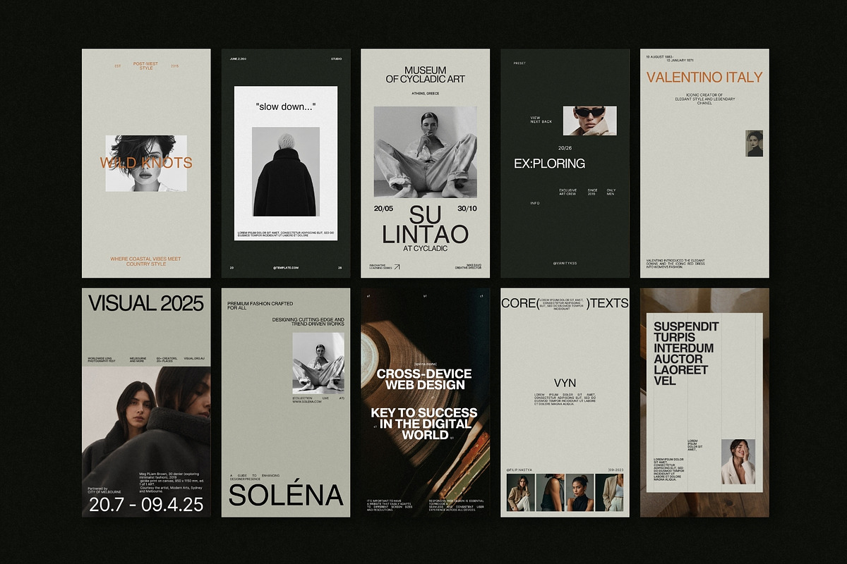 ZORA | Instagram STORIES Bundle, a Social Media Template by The Aesthetic Studio (Photo 10 of 10)