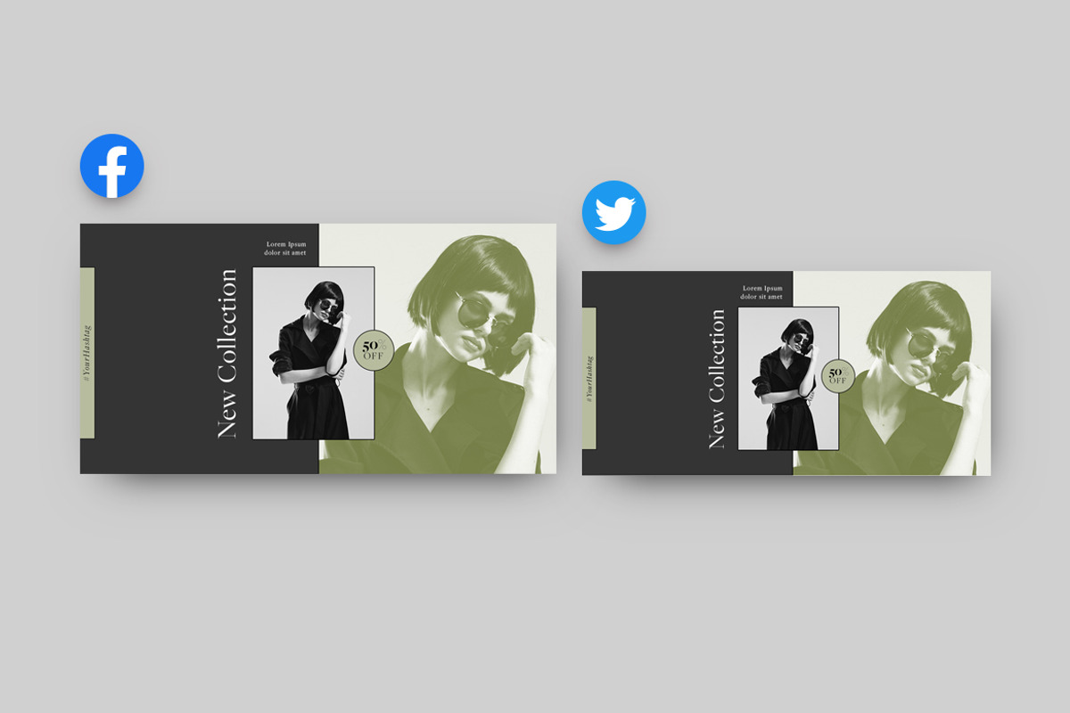 Fashion Sales Banner Set, a Social Media Template by McLittle Stock (Photo 3 of 4)