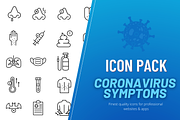 Icon Pack II: Corona Virus LINE, an Outline Icon by soglamun (Thumbnail 1 of 4)