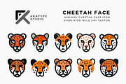Cheetah Face Vector Icon, an Icon by Akatype Studio (Thumbnail 1 of 3)