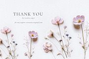 Pretty Wildflowers I Pressed Flowers, a Background Graphic by by creative paper (Thumbnail 14 of 14)