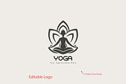 Professional Yoga Logo Design, a Branding & Logo Template by YUDesignStore (Thumbnail 1 of 8)