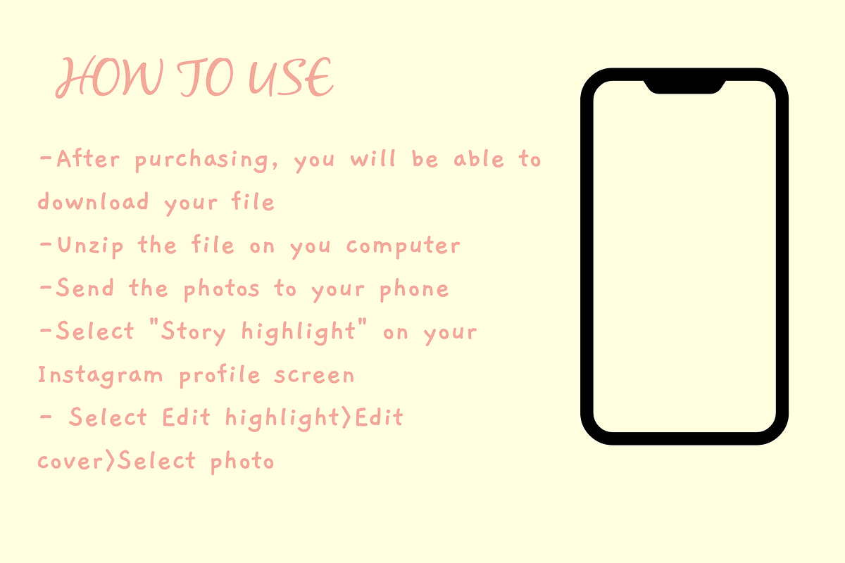 Pink Instagram Highlight Covers, a Social Media Template by HandmadeWithLove (Photo 3 of 3)