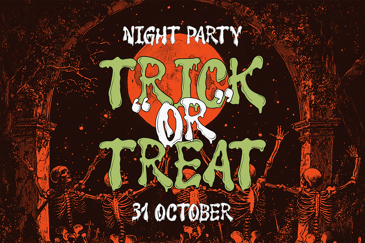 Drolling Maker | Liquid Horror Font, a Handwritten Font by gracetype_studio (Photo 3 of 12)