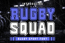 Rugby Squad - Rugby Sport Font