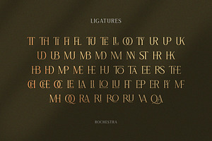 Rochestra Serif Typeface