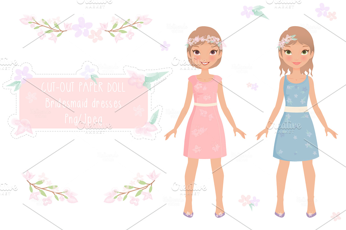 Cut-Out Paper Doll, an Illustration by Melisende Vector (Photo 1 of 3)