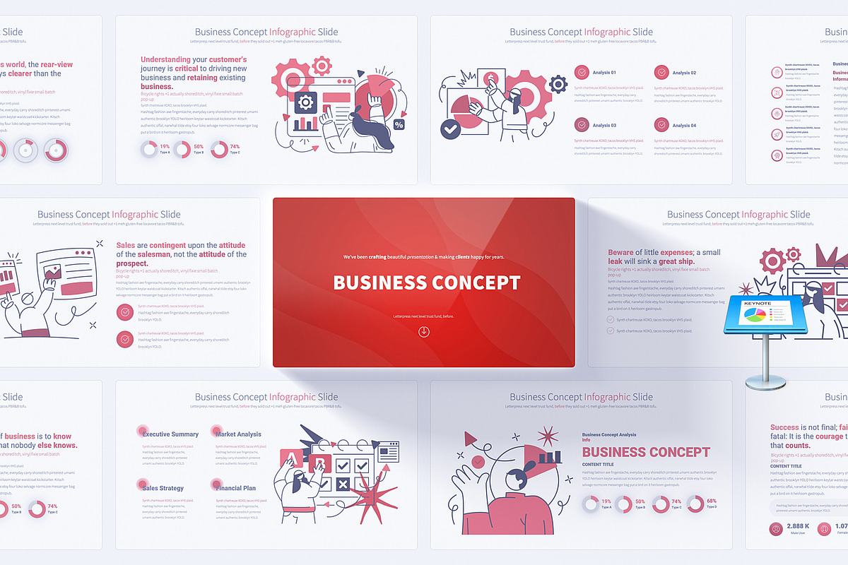 Business Concept Keynote Template, a Presentation Template by Pulsecolor