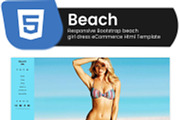 Beach - Girl Dress Html Template, a Bootstrap Template by ThemeTidy Shopify Agency (Thumbnail 2 of 2)