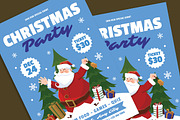 Cute Christmas Party Flyer, a Flyer Template by Gumico Studio. (Thumbnail 3 of 3)