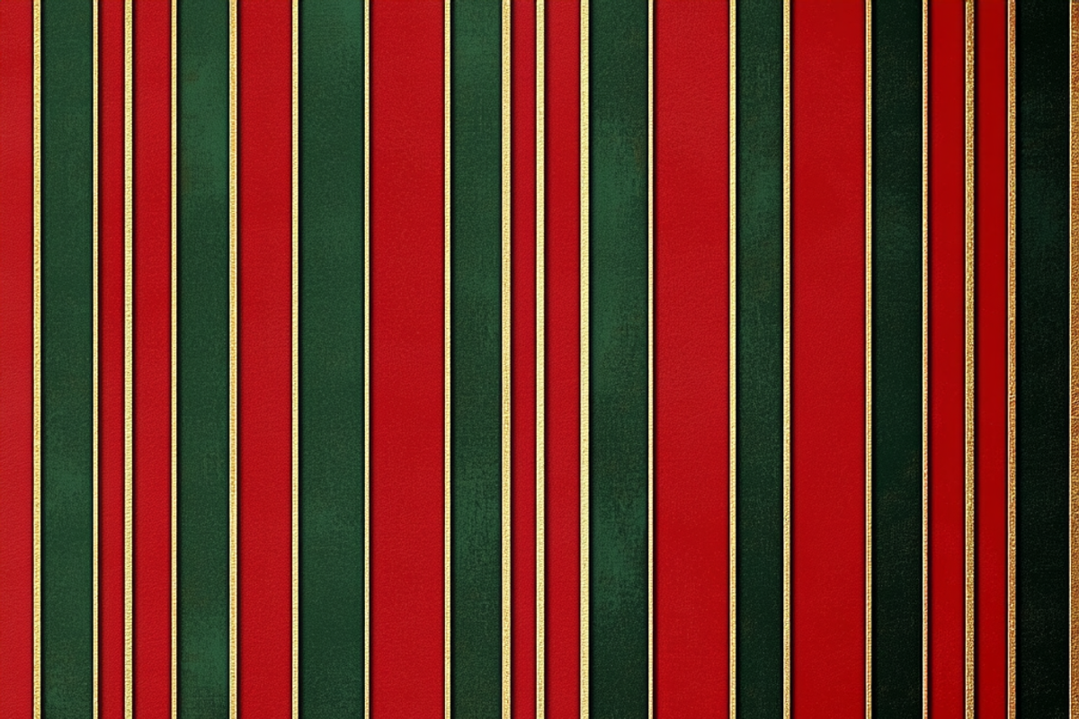 Christmas Red & Green Stripes, a Pattern Graphic by Printable Treasure (Photo 9 of 9)