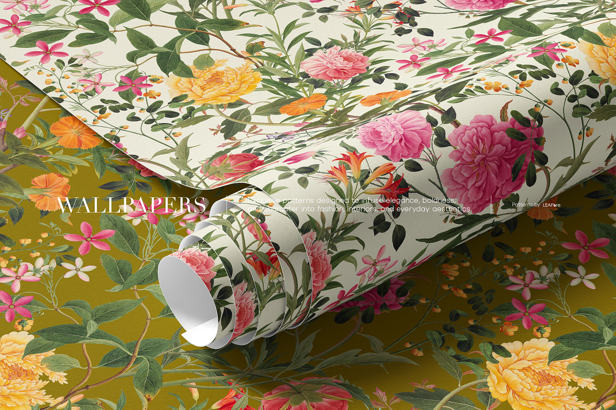 Botanical Garden Floral Prints, a Pattern Graphic by LEAFure (Photo 8 of 10)
