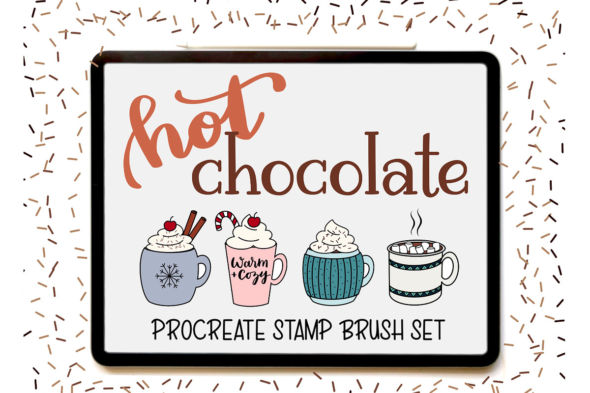 DRINKS BUNDLE Procreate Stamps, a Brush Add-On by Michelle Kirsch Creative (Photo 6 of 18)