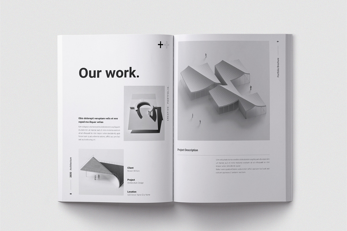 Architecture Portfolio Template, a Brochure Template by TemplateFolio-Shop (Photo 6 of 15)