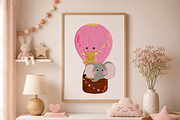 Whimsical Nursery Room Poster, a Decorative Illustration by Oleksandra Illustrates (Thumbnail 2 of 8)