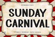 Sunday Carnival, a Script Font by FreshTypeINK (Thumbnail 1 of 8)