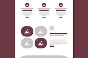 Travel Landing Page Wireframe Design, a Wireframe Template by MightyDesign (Thumbnail 5 of 9)
