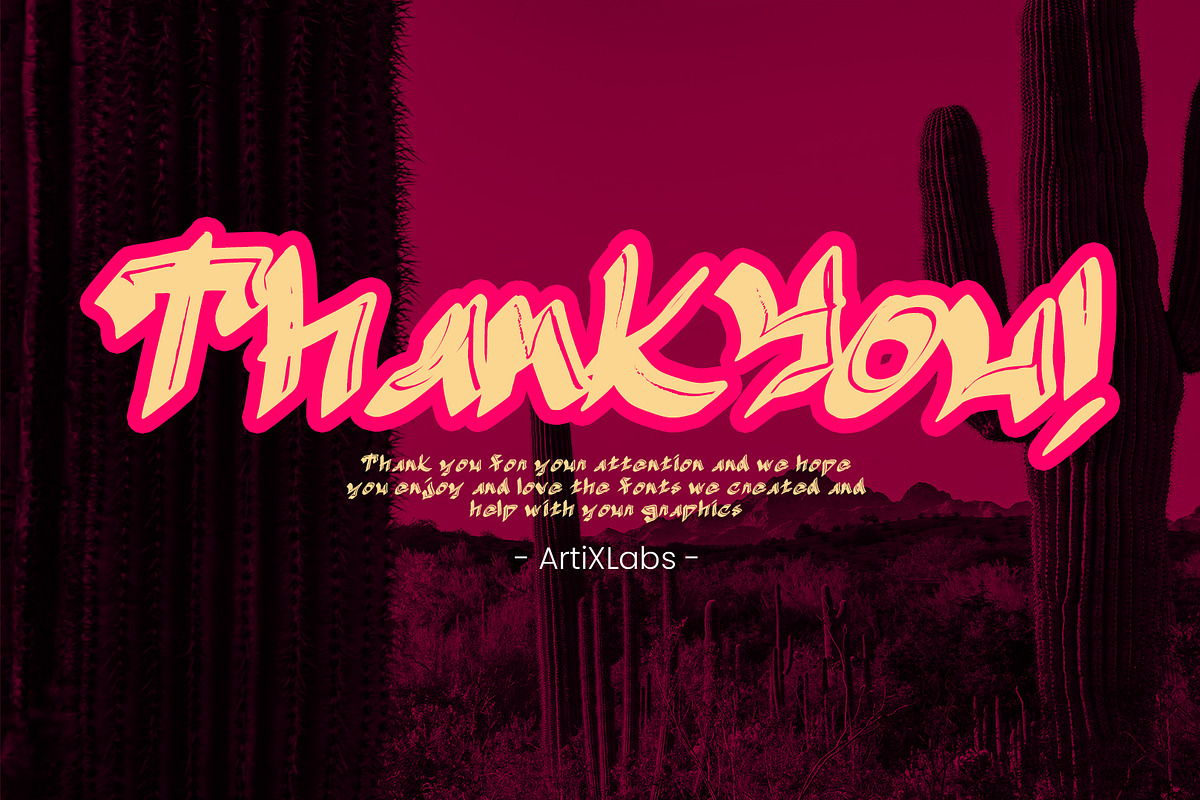 Zumpa Sharp Raw Edgy Display Font, a Handwritten Font by ArtiXLabs (Photo 10 of 10)