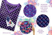 Galaxy floral watercolor collection, a Texture Illustration by UlitkaStudio (Thumbnail 14 of 27)