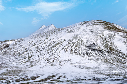 Colorful Landmannalaugar mountains under snow cover in autumn, I, a Nature Photo by YuriyB