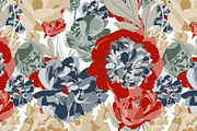Peony Flower Vector Pattern, a Pattern Graphic by Ania Illustration (Thumbnail 5 of 5)