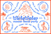 Surf Camp & Whitewater fonts + bonus, a Handwritten Font by Fat Hamster (Thumbnail 2 of 7)