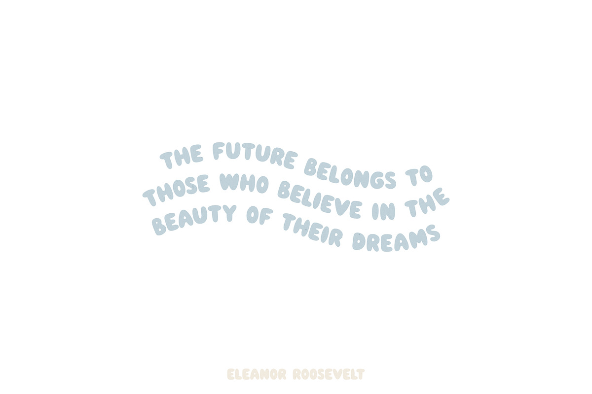 Simply Kind - Bubble Font preview 4