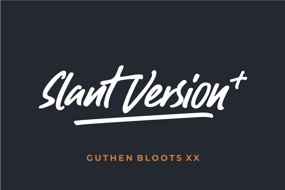 Guthen Bloots, a Script Font by azetypestudios.com (Photo 3 of 21)