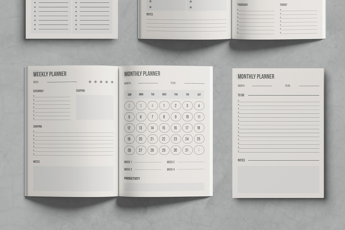 Planner Template Layout