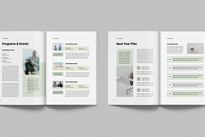 Annual Report MS Word & Indesign