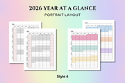 2026 Year at a Glance, a Templates & Theme by Adalin Shop (Thumbnail 6 of 12)